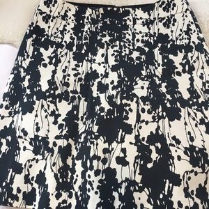 Abstract Pattern A-line Skirt